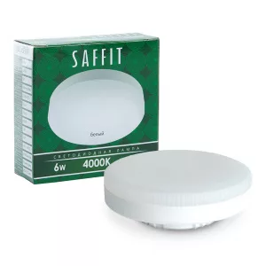 Лампа светодиодная SAFFIT SBGX5306 GX53 6W 230V 6400K