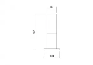 Ландшафтный светильник Maytoni Outdoor O418FL-01B