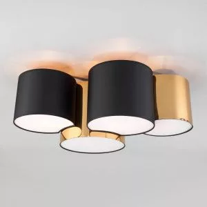 Потолочный светильник TK Lighting Mona Black / Gold 3446