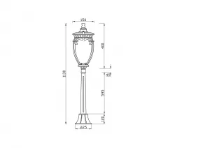 Ландшафтный светильник Maytoni Outdoor O414FL-01BZ1