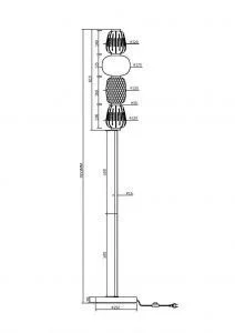 Напольный светильник (торшер) Maytoni MOD267FL-L32G3K