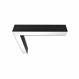 L-Соединитель для серии X-line для сборки в линию 30 Вт 4000 К 549x527х100 мм RAL9005 черный муар