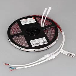 Светодиодная лента герметичная SPI-PFS-B60-12mm 12V RGB-PX3-BPT (12 W/m, IP68, 5060, 5m) (Arlight, бегущий огонь) (039177)