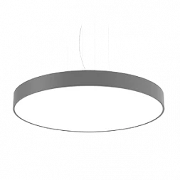 Светодиодный светильник "ВАРТОН" COSMO подвесной 190 Вт 1200*115 мм 4000К с рассеивателем опал RAL7045 серый муар