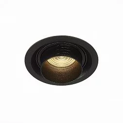 Светильник встр. Zoom Черный LED 1*12W 3000K 960Lm Ra90 15°-60° IP20 D115xH95 170-240V Встраиваемые светильники ST701.438.12