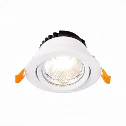 Св-к встр. Белый LED 1*24W 3000K 1 800Lm Ra80 24° IP20 D138xH88 220-240V Встраиваемые светильники ST211.538.24.24