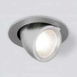 Встраиваемый поворотный светодиодный светильник Osellu 9W 4200K серебро 9918 LED Elektrostandard a052457