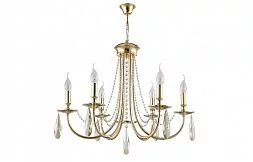 Люстра Crystal Lux VICTORIA SP6 GOLD/AMBER