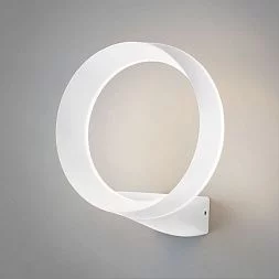 Уличный настенный светодиодный светильник Ring IP54 1710 TECHNO LED белый Elektrostandard a054931