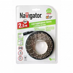 СД Лента Navigator 71 432 NLSD-3528WW150-12-IP20-12V-2.5м-BP